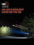 Solar 3.0 Fast Charging Power Bank w/ Built-in Super Bright Flashlight | Orange