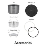 Smart Pressure Cooker w/ 10 Cooking Functions & 18 Features