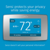 Smart Thermostat w/ Touchscreen Color Display | Silver