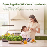 12 Pods Hydroponic Indoor Garden w/Full-Spectrum Growing System | Sunset Gold