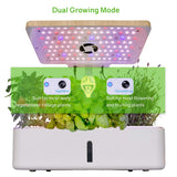Hydroponics Growing System Indoor Garden Starter Kit | White