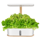 10 Pods Hydroponic Indoor Herb Garden Growing System | White