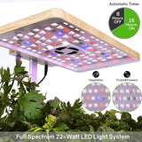 Hydroponics Growing System Indoor Garden Starter Kit | White