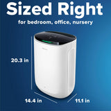 Smart Air Purifier & Air Quality Monitor for Medium Rooms