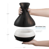 400ml Smart Ultrasonic Diffuser & Humidifier | Dark Brown