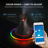 400ml Smart Ultrasonic Diffuser & Humidifier | Dark Brown