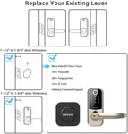 Smart Fingerprint Electronic Deadbolt Door Lock w/ Keypad