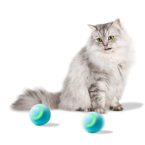 Rechargeable Cat Toys Ball Color Blue - Beyond Xposure