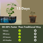 12 Pods Hydroponic Indoor Garden w/Full-Spectrum Growing System | Sunset Gold