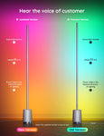 Wi-Fi LED Floor Color Changing Corner Lamp works w/ Alexa & Google Assistant
