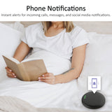 Smart Bluetooth Alarm Clock Bed Shaker - Black