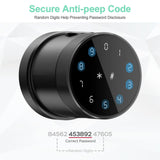 Smart Door Lock Fingerprint Door Knob Lock | Black