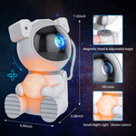 Astronaut Galaxy Light Projector w/with Moon Lamp