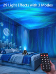 Galaxy Aurora Projector for Bedroom w/Bluetooth Speaker