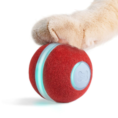 Smart Premium Rechargeable Cat Toys Ball | RED