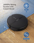 E4 Smart Robot Vacuum Cleaner | Black