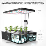 12 Pod XL Hydroponics Growing System | Black
