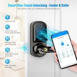 5-in-1 Keyless Entry Smart Door Lock w/ Bluetooth