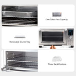 Smart Stainless Steel XL Convection Oven with Air Fryer 30-Quart