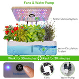 Hydroponics Growing System Indoor Garden Starter Kit | White