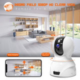 Home Dome Security Camera 1080P | White
