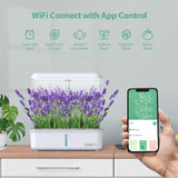 14 Pod Smart WiFi Hydroponics Growing System | White