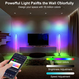 Smart Modern Design LED Floor Lamp Work w/Alexa & Google Assistan