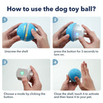 Rechargeable Smart Interactive Dog Toy Ball SE (Large Breeds) | BLUE