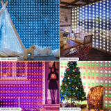Smart Curtain Color Changing Fairy Lights    - (8Ft x 6Ft)
