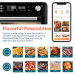 Smart 12-in-1 Air Fryer Toaster oven XL 26.4QT